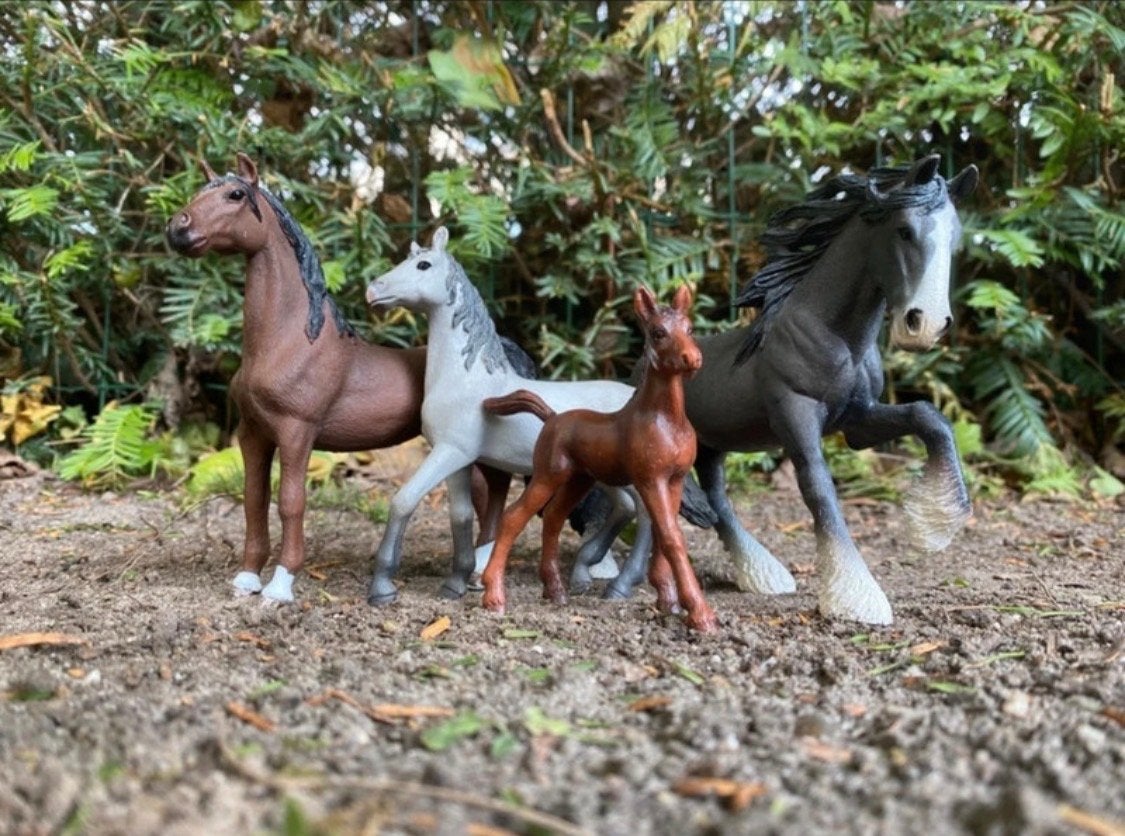 Schleich Veulen uit 1996 - Zeldzaam verzamelobject, Ophalen of Verzenden, Gebruikt