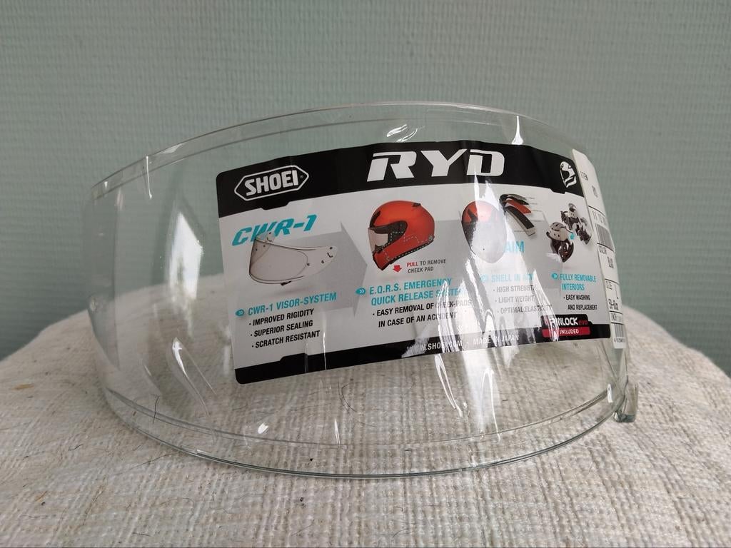 Nieuw Shoei CWR-1 Vizier - Helder, Motoren, Ophalen of Verzenden, Nieuw met kaartje, Integraalhelm, Shoei