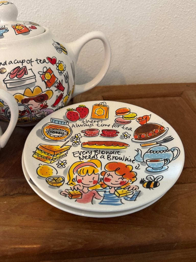 Blond amsterdam bijenkorf,bijen servies, Huis en Inrichting, Keuken | Servies, Ophalen of Verzenden, Nieuw, Aardewerk, Overige typen