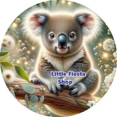lf29 ouwel koala 20x4,7cm eet bare cupcake rondjes vers, Ophalen of Verzenden, Nieuw, Cupcakes, Versiering