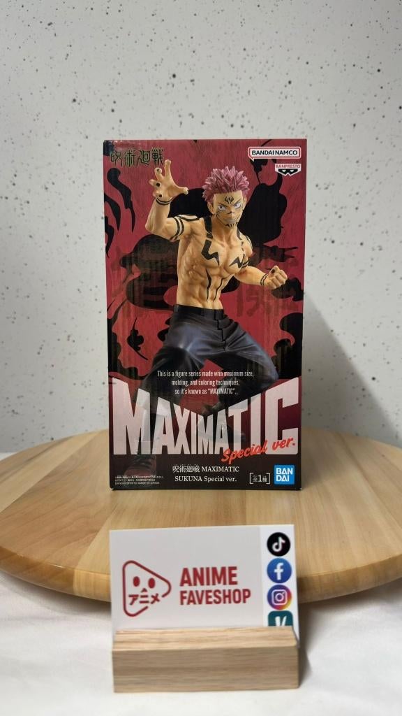 Maximatic Sukuna Jujutsu Kaisen, Animefaveshop, Verzenden, Van Rosenburgweg, Nieuw