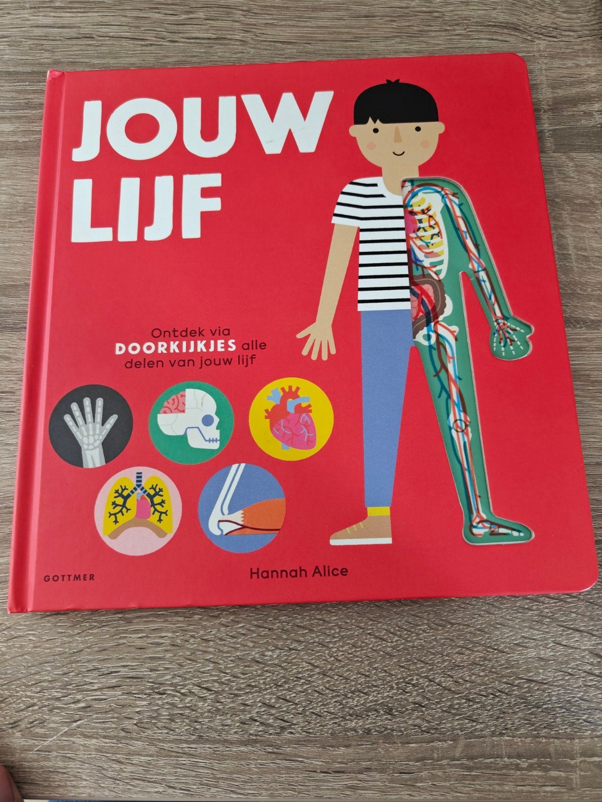 Jouw Lichaam: Ontdek je lijf met doorkijkjes, Boeken, Hannah Alice, Ophalen of Verzenden, Zo goed als nieuw, 2 tot 3 jaar