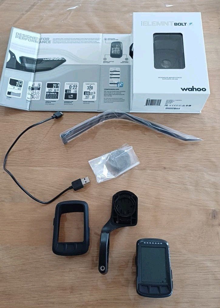 Wahoo Elemnt Bolt v1 GPS Fietscomputer Navigatie, Fietsen en Brommers, Fietsaccessoires | Fietscomputers, Ophalen of Verzenden