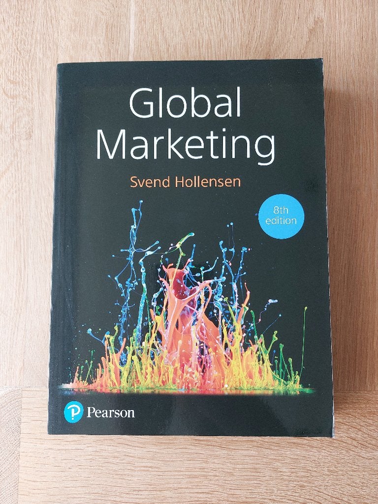 Global Marketing 8th edition - ISBN 978-1-292-25180-6, Ophalen, Pearson, Zo goed als nieuw, Economie en Marketing