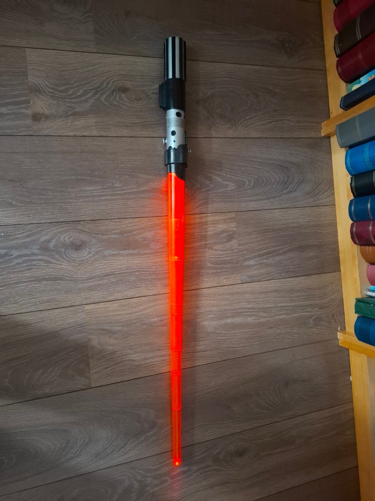Star Wars Darth Vader Lightsaber Hasbro 1996 (werkend), Ophalen of Verzenden, Gebruikt