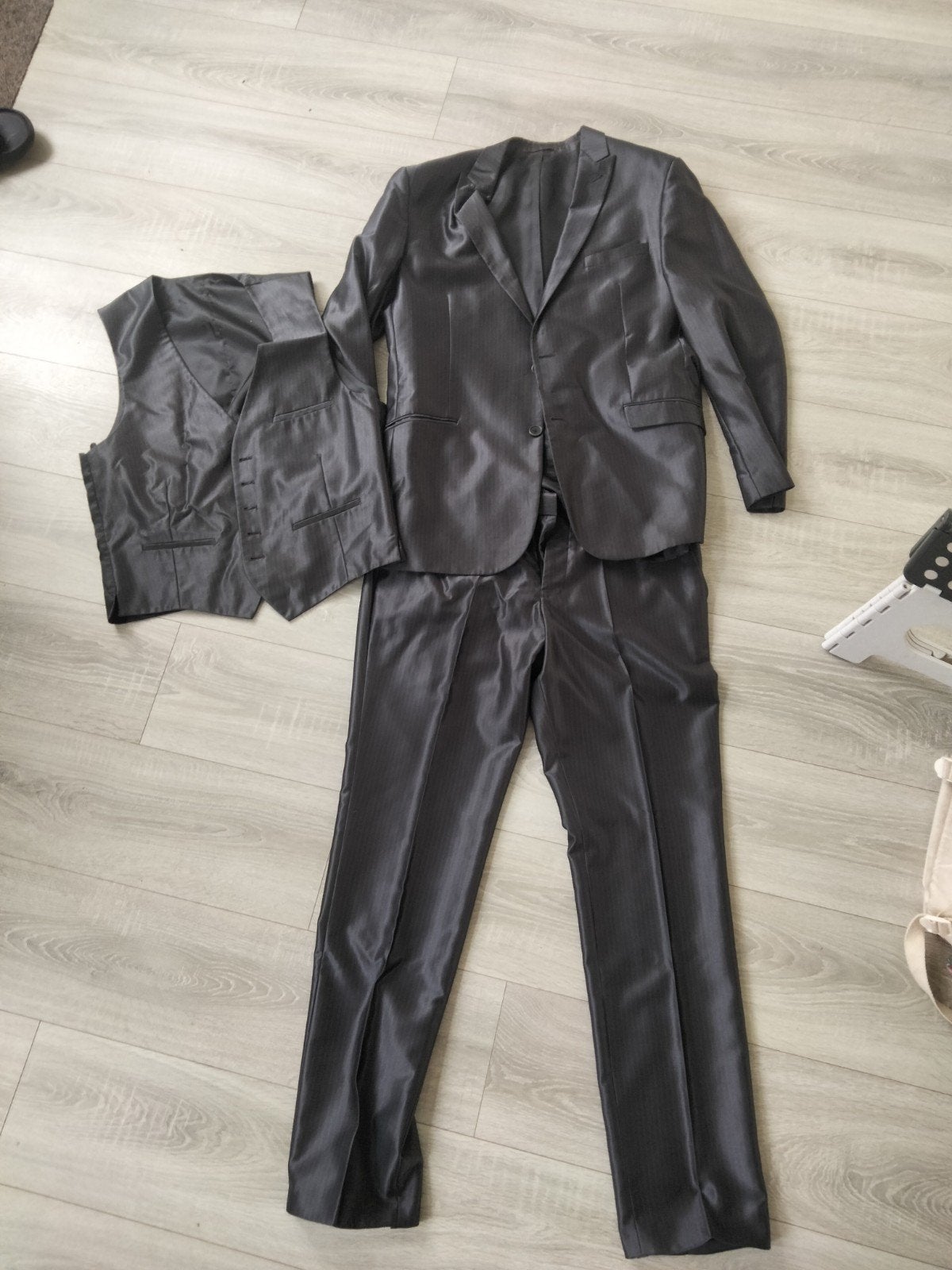 2 Herenpakken, Kleding | Heren, Maat 52/54 (L), Angelo litrivo, Zwart, Ophalen of Verzenden