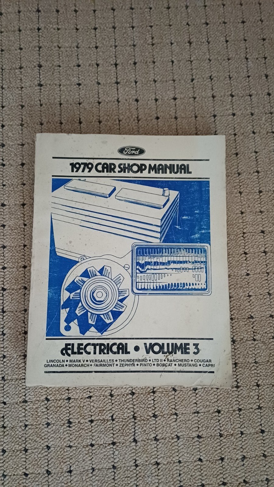 1979 Ford - car shop manual - electrical volume 3, Ophalen of Verzenden