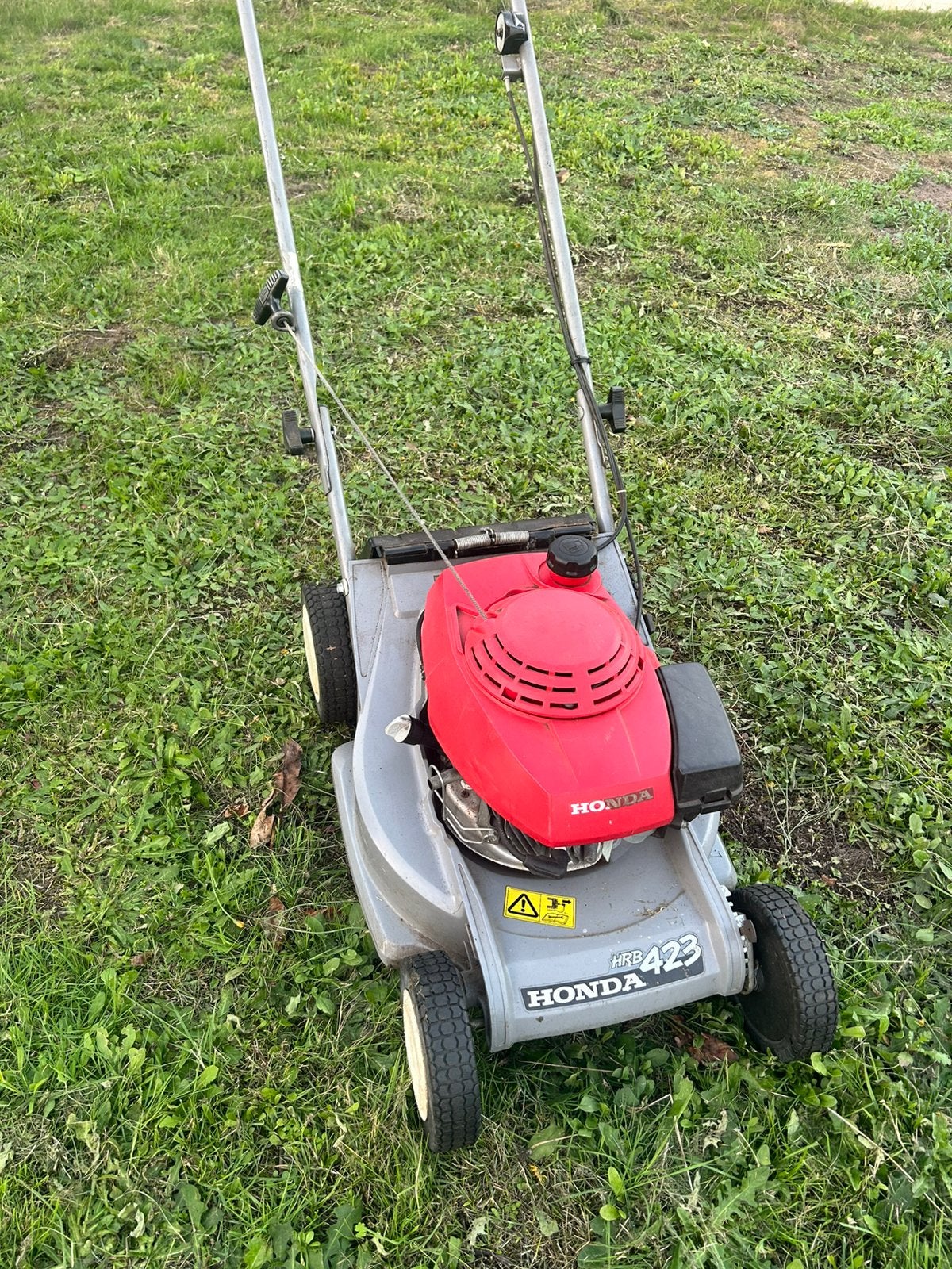 Honda grasmaaier benzine, Tuin en Terras, Ophalen, Cirkelmaaier, Gebruikt, Opvangbak