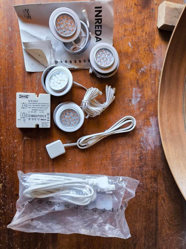 IKEA INREDA LED-spots met transformator, Ophalen of Verzenden, Gebruikt, Modern