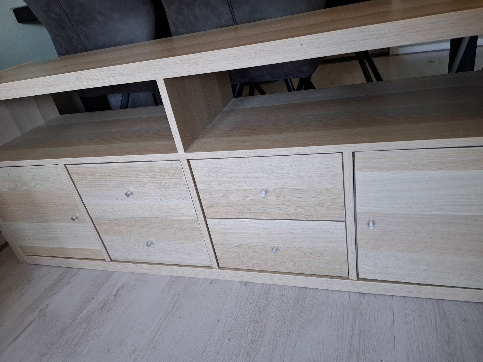 Ikea tv-kast incl. deurtjes en lades, Ophalen, 100 tot 150 cm, Zo goed als nieuw, Minder dan 100 cm