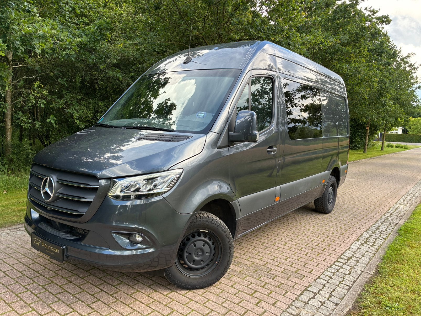 Mercedes-Benz Sprinter 319CDI 3.0V6, dubbelcabine, 3500 kg, Automaat, Leder en Stof, Mercedes-Benz, Bedrijf