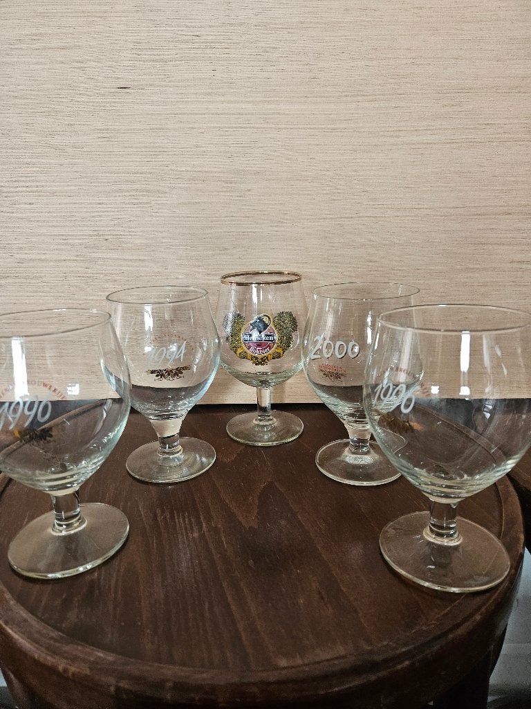 Heineken glazen, Ophalen, Gebruikt, Glas of Glazen, Heineken