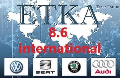 ETKA 8.6 onderdelen catalogus voor alle VAG merken op USB, Verzenden