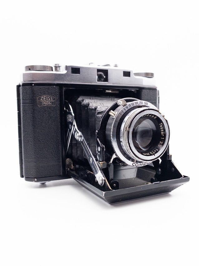 Zeiss Ikonta M met Tessar Opton F/3.5 (524/16), Ophalen of Verzenden, Gebruikt, Compact, Overige Merken