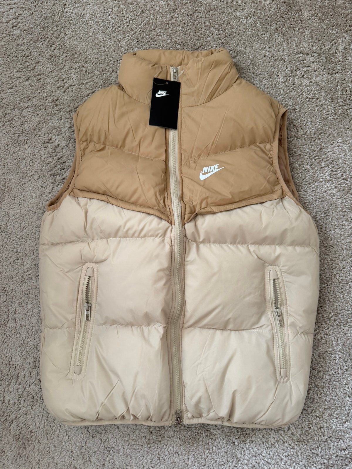 Nike bodywarmer L, Maat 52/54 (L), N, N, Beige