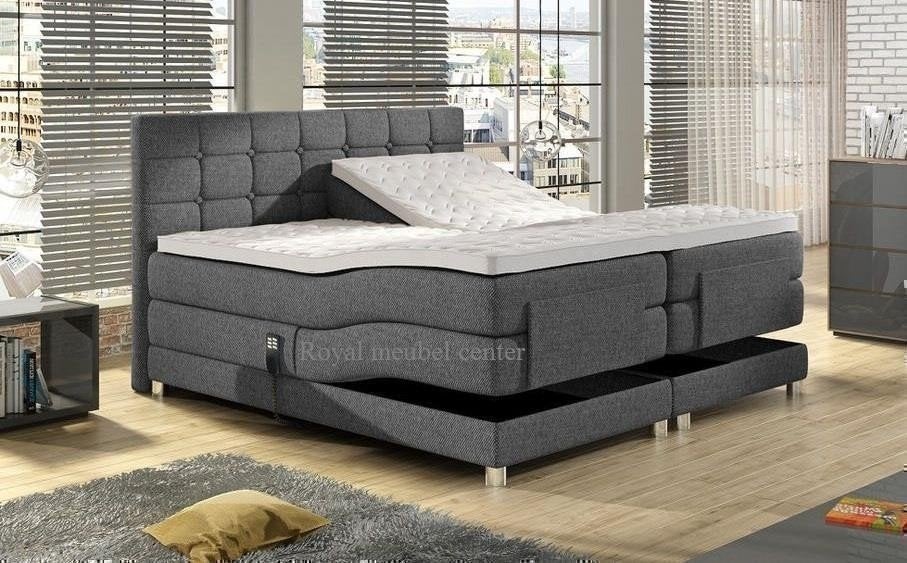 Aanbieding Elektrisch Boxspring set Paris snel leverbaar., Ophalen, Beige, 180 cm, Nieuw