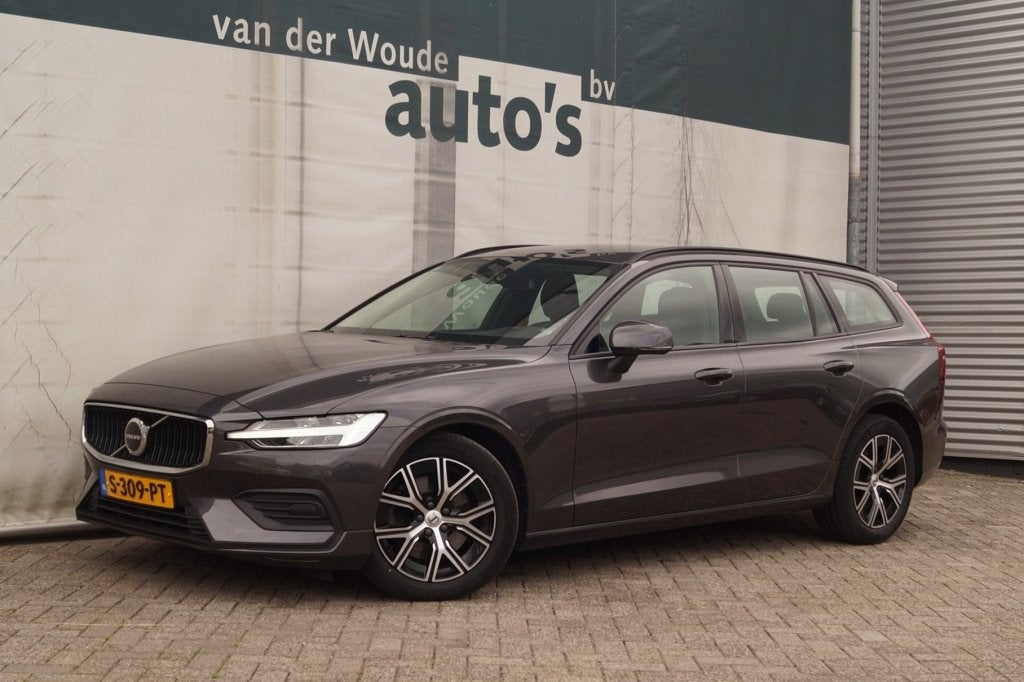 Volvo V60 2.0 B3 163pk Automaat Essential -LEER-LED-ECC-, Dealer onderhouden, Euro 6, 4 cilinders, 1969 cc