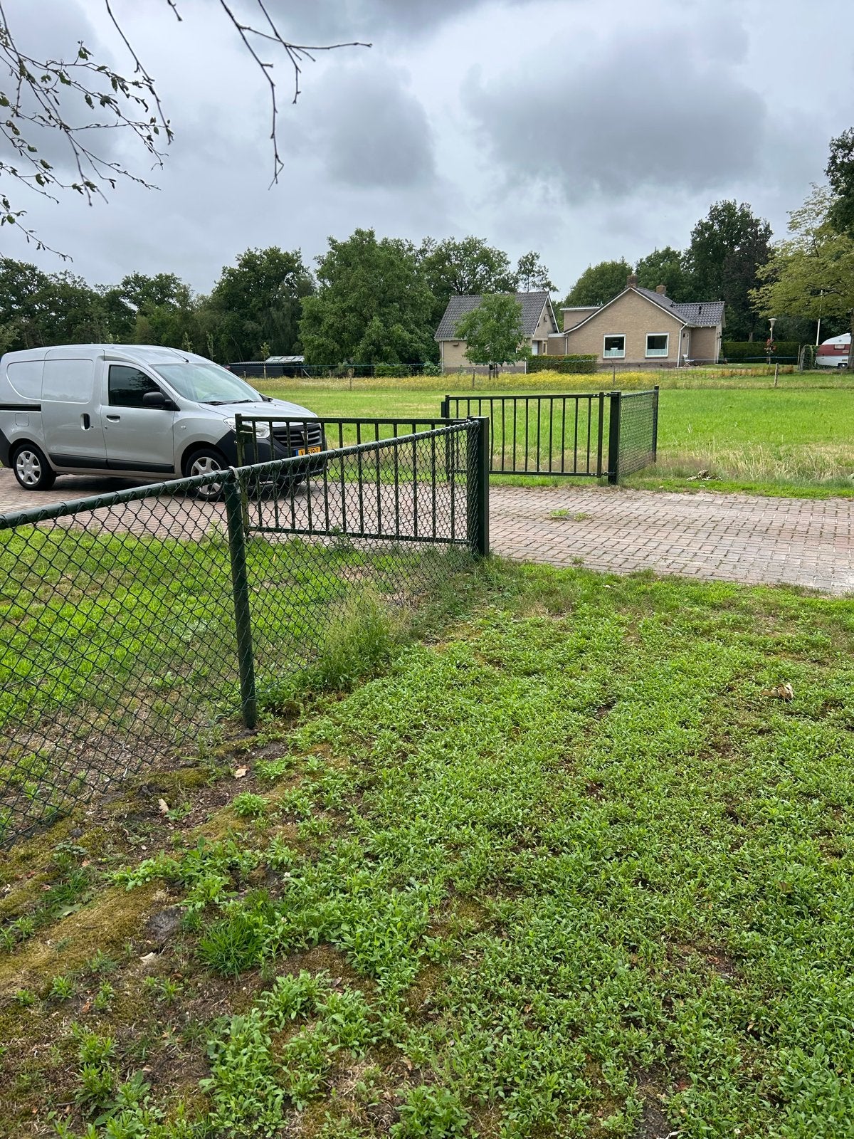 Groen Gaashekwerk met Poort, Ophalen, Met poort, Gebruikt, Gaashekwerk