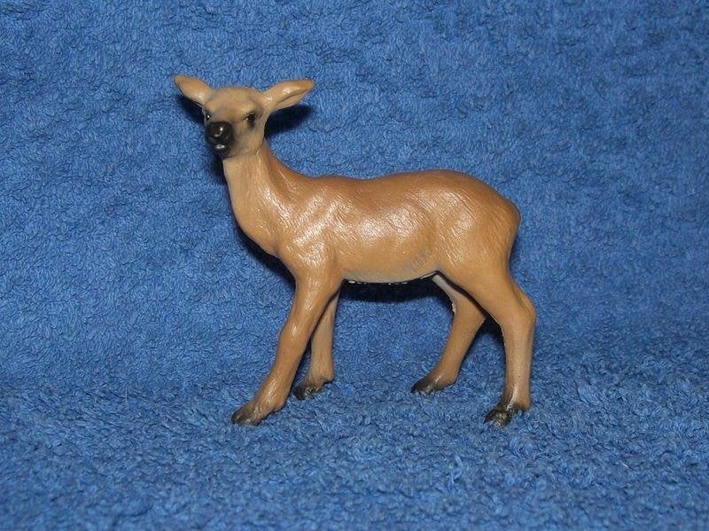 Schleich 14221 ree, dierfiguur, Ophalen of Verzenden, Gebruikt, Hert, Beeldje of Figuurtje