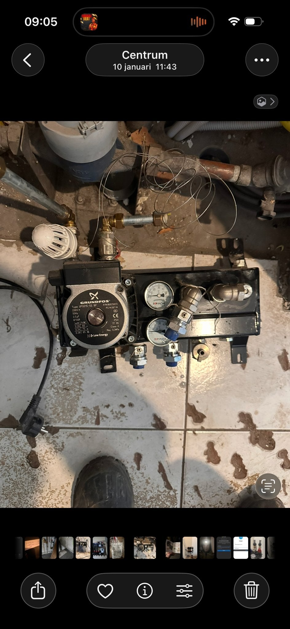 Grundfos UP15-50IS BP circulatiepomp, Ophalen, Gebruikt, Minder dan 30 cm, Overige typen