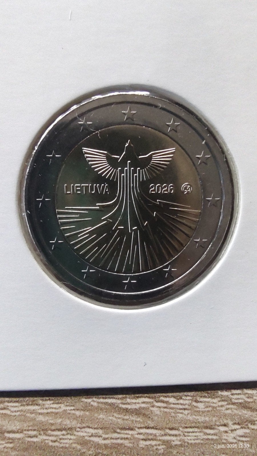 Litouwse 2 Euro Herdenkingsmunt 2026, Postzegels en Munten, Munten | Europa | Euromunten, Ophalen of Verzenden