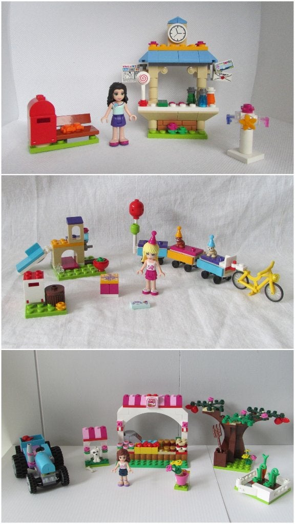 Lego Friends dorps bundel – setnummer 41111, 41026, 41098, Gebruikt, Compleet, Verzenden, Lego