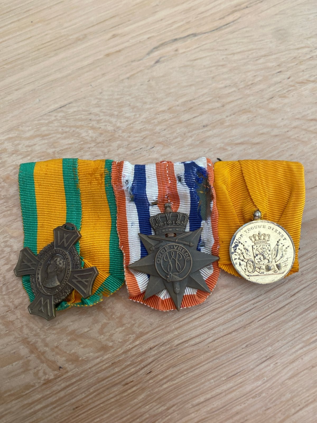 Set van 3 historische Nederlandse medailles, Postzegels en Munten, Ophalen of Verzenden, Brons, Nederland