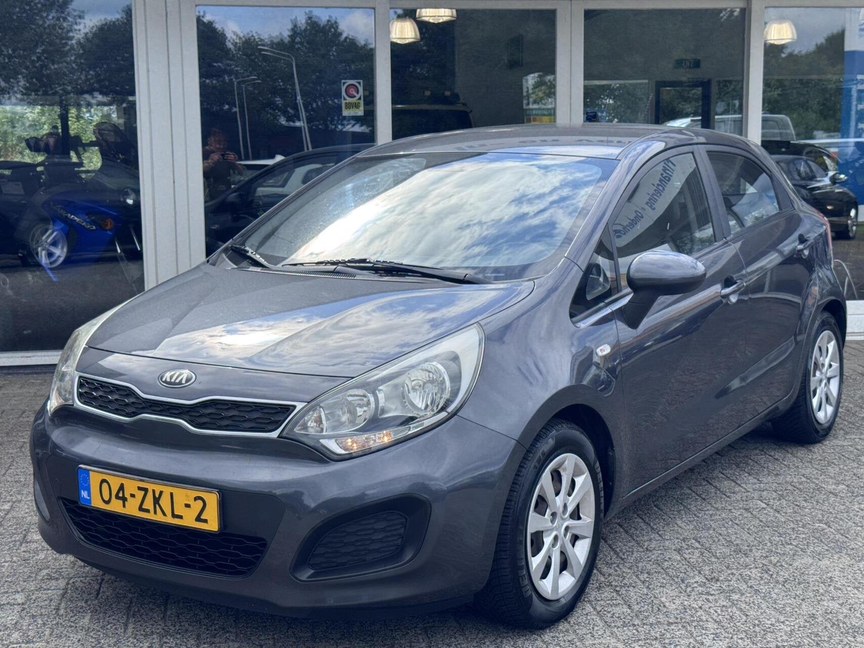 Kia Rio 1.2 CVVT 86pk,Airco,Elek pakket,cpvComfort Pack,Nieu, Euro 5, Zwart, 4 cilinders, Origineel Nederlands