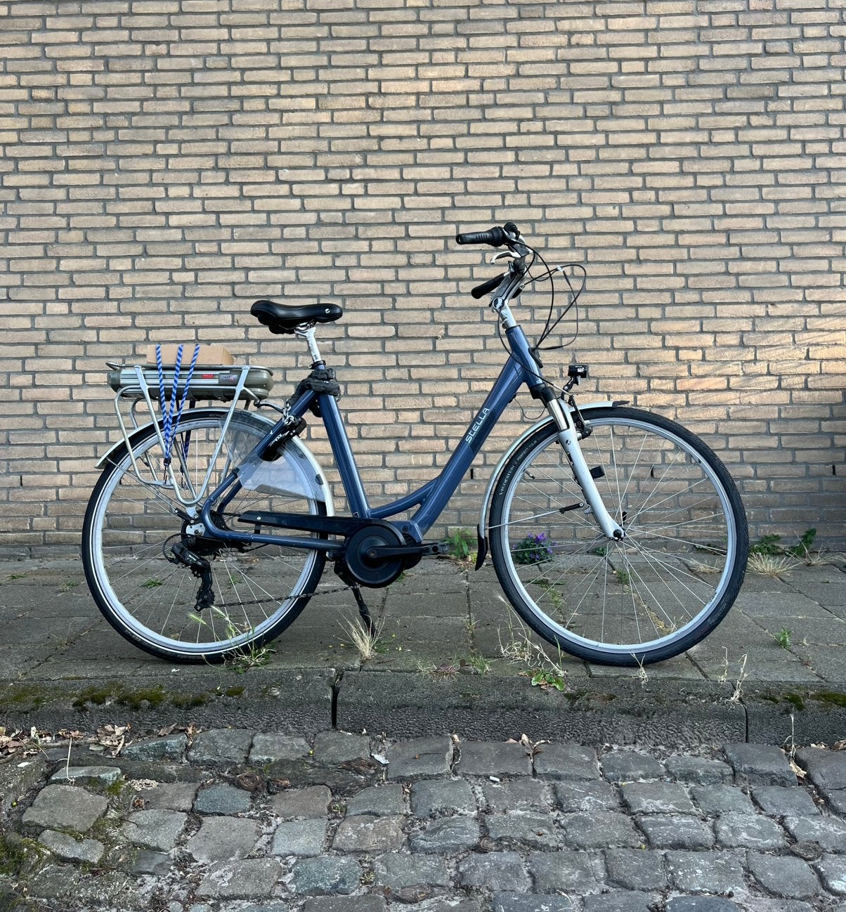 Prachtige middenmotor elektrische fiets Stella Allegra, Zo goed als nieuw, 59 cm of meer, 50 km per accu of meer, Ophalen