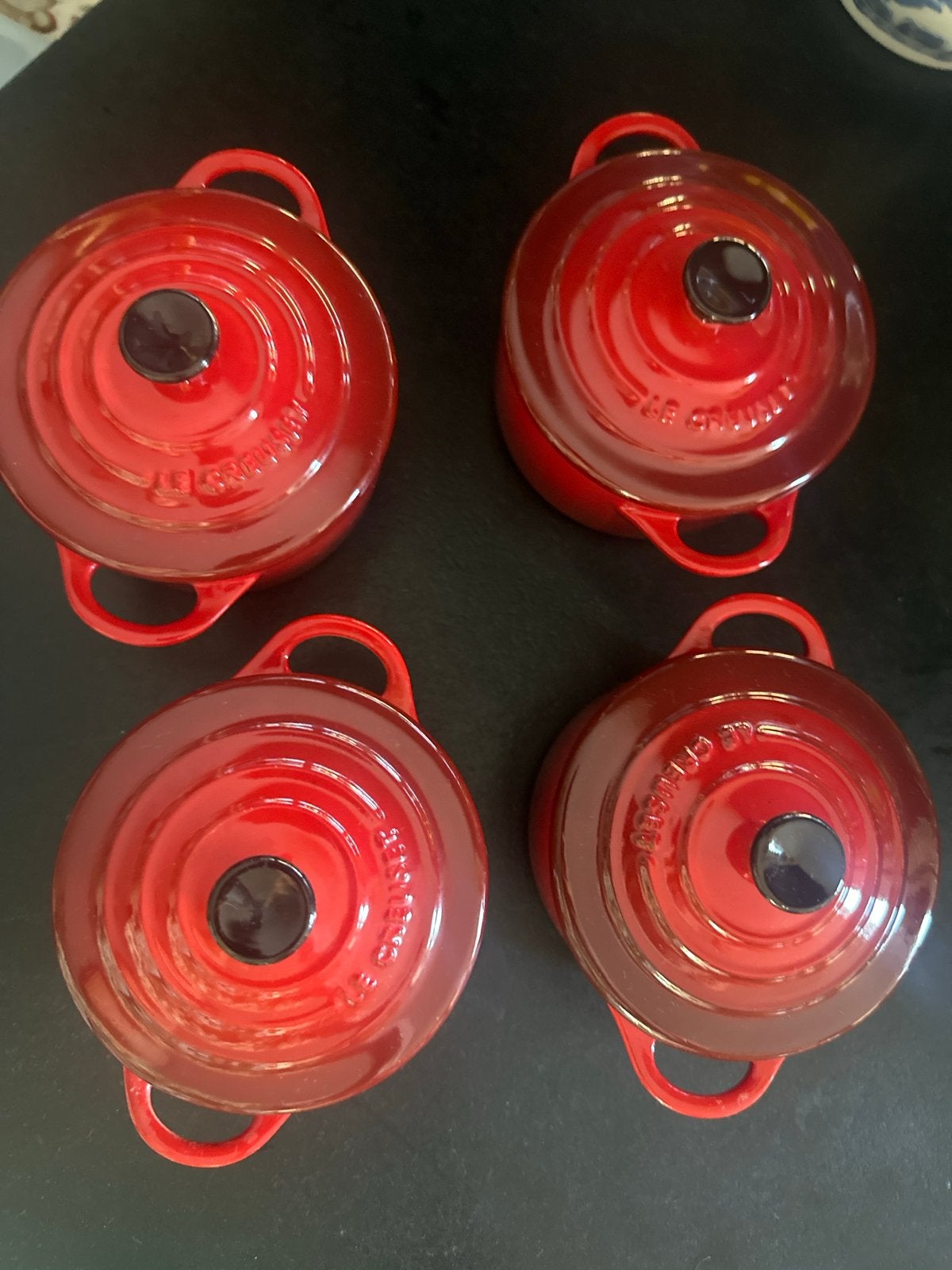 Le Creuset Mini Cocottes - Set van 4, Huis en Inrichting, Met deksel, Nieuw, Le Creuset, Ophalen of Verzenden