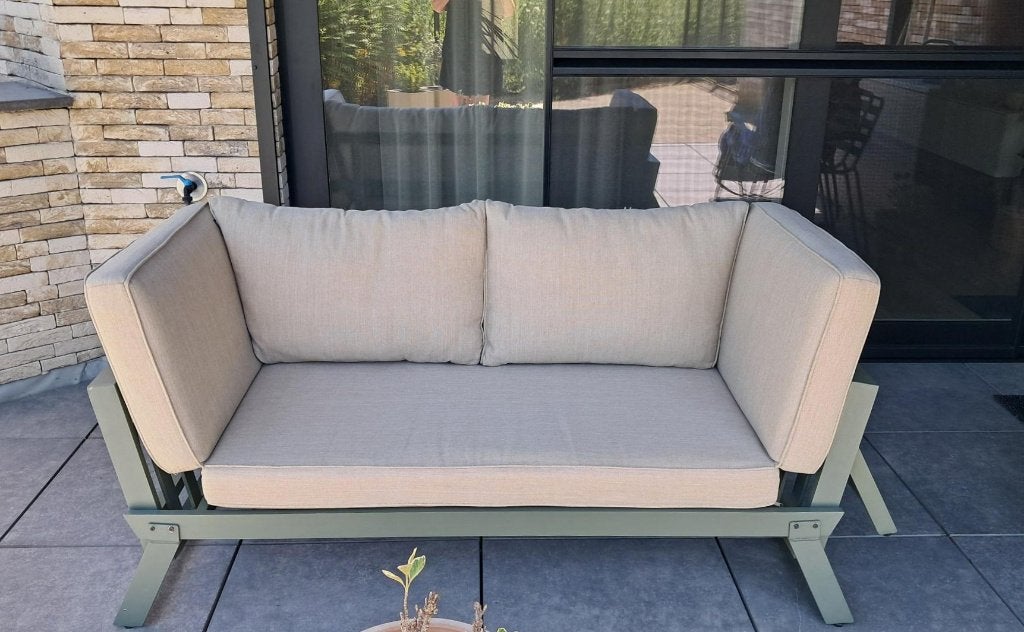 lounge tuin, Ophalen, Aluminium, Zo goed als nieuw, Loungeset