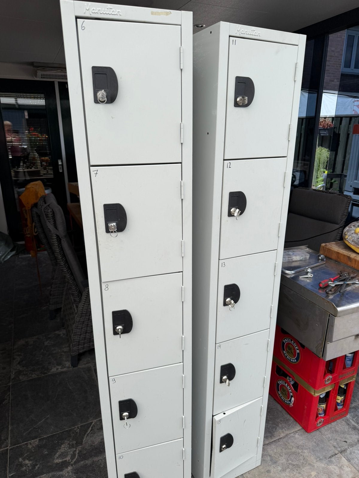 Twee lockerkasten, Ophalen, Zo goed als nieuw