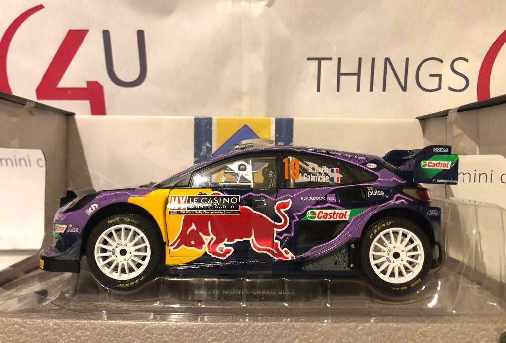 Solido 1:18 Ford Puma WRC Rally 1 winnaar Rally Monte Carlo, Ophalen of Verzenden, Nieuw, Auto, Solido