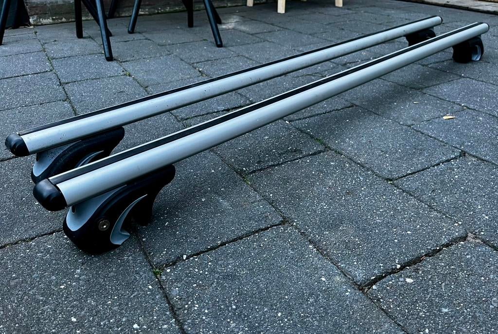 Dakdragers universeel, zeer goede staat,met slot, Auto diversen, Dakdragers, Ophalen, Zo goed als nieuw