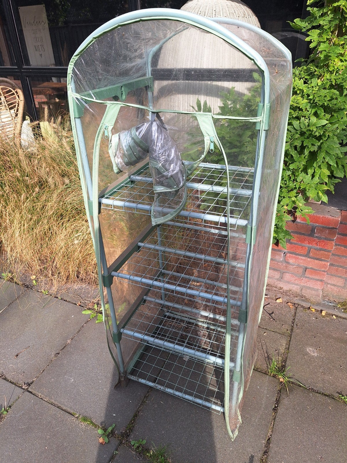 Kweekkasje 135x50x46 cm - Ideaal voor zaailingen, Tuin en Terras, Ophalen of Verzenden, Gebruikt, Kweekkast