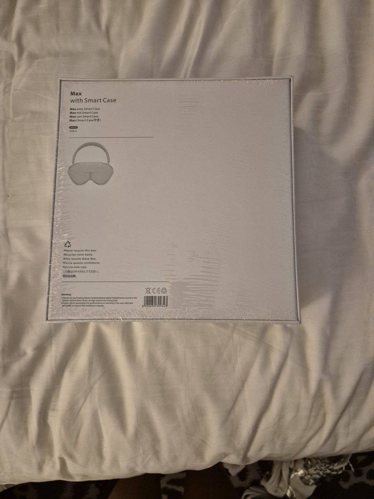 Nieuwe Apple AirPods Max - Zilver (ongedragen), Audio, Tv en Foto, Koptelefoons, Zilver, Nieuw, Ophalen of Verzenden, Draadloos