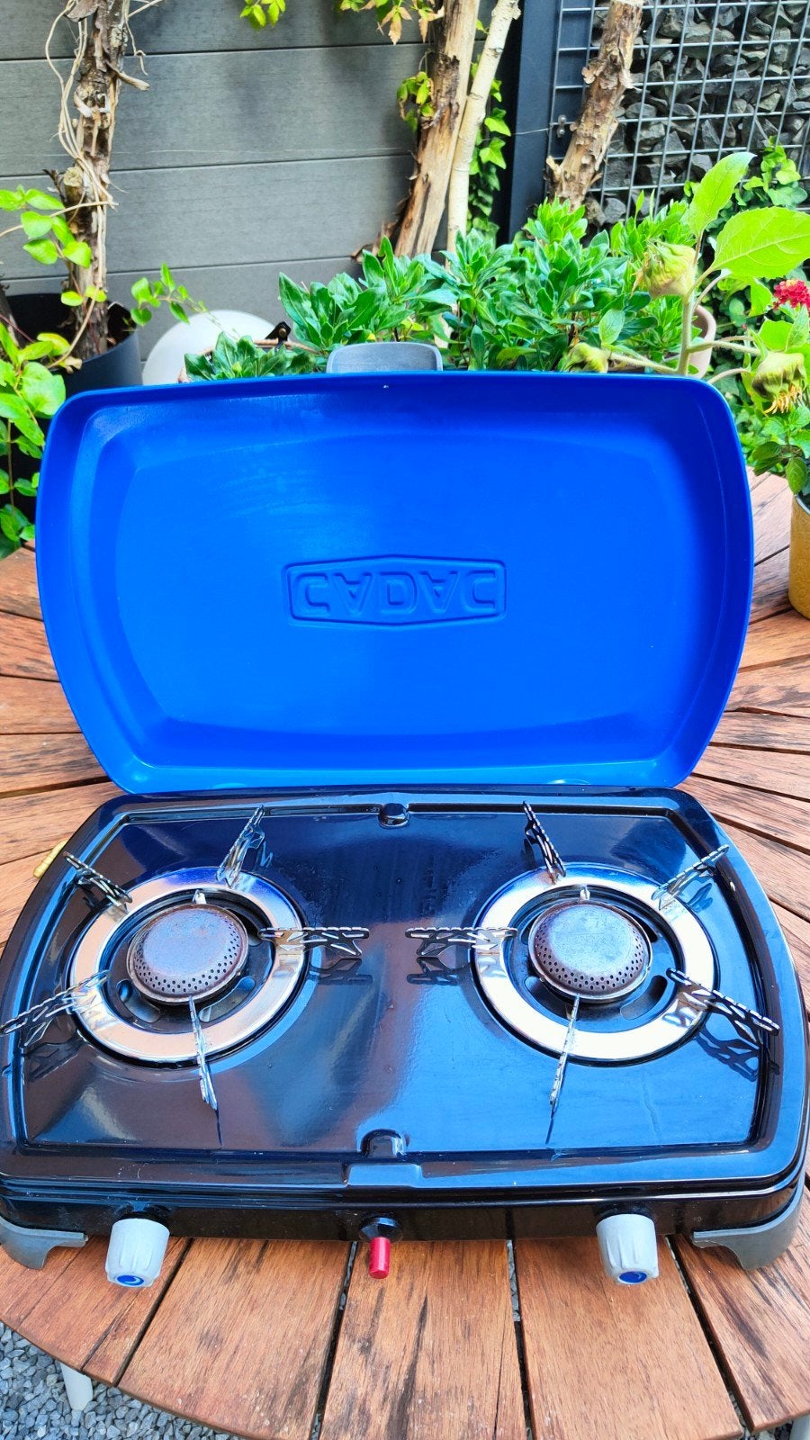 Cadac fornuis met grill en bakplaat, Ophalen, Gebruikt