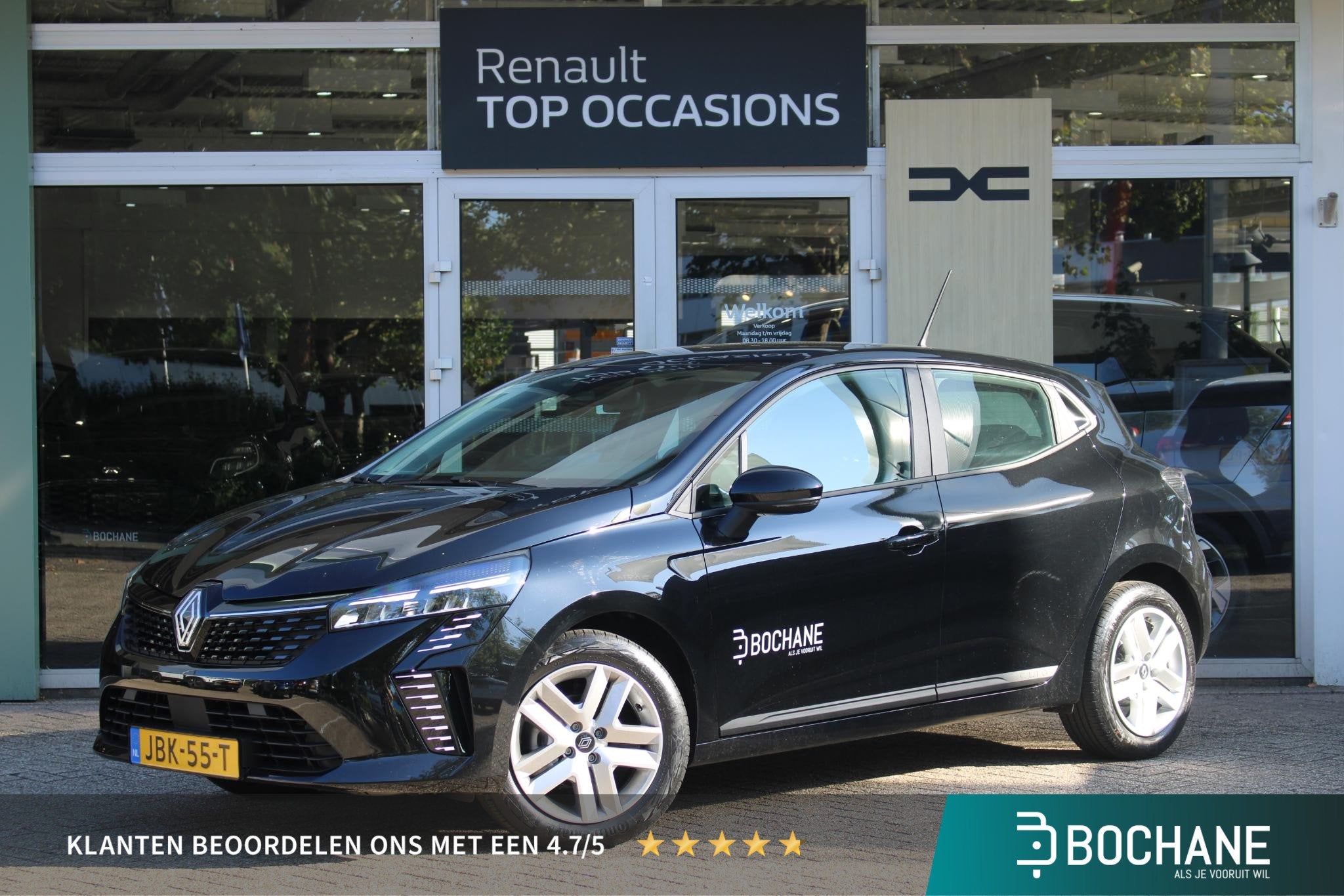 Renault Clio 1.0 TCe 90 GPF evolution Navigatie | Cruise con, Auto's, Stof, Gebruikt, Met garantie (alle), Zwart