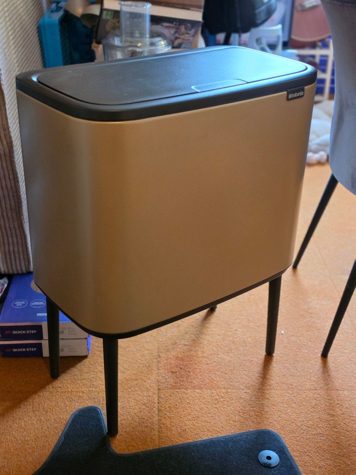 Bo touch bin 11+23 liter Brabantia prullenbak
Metallic Gold, 30 tot 40 liter, Ophalen, Gebruikt, 50 – 75