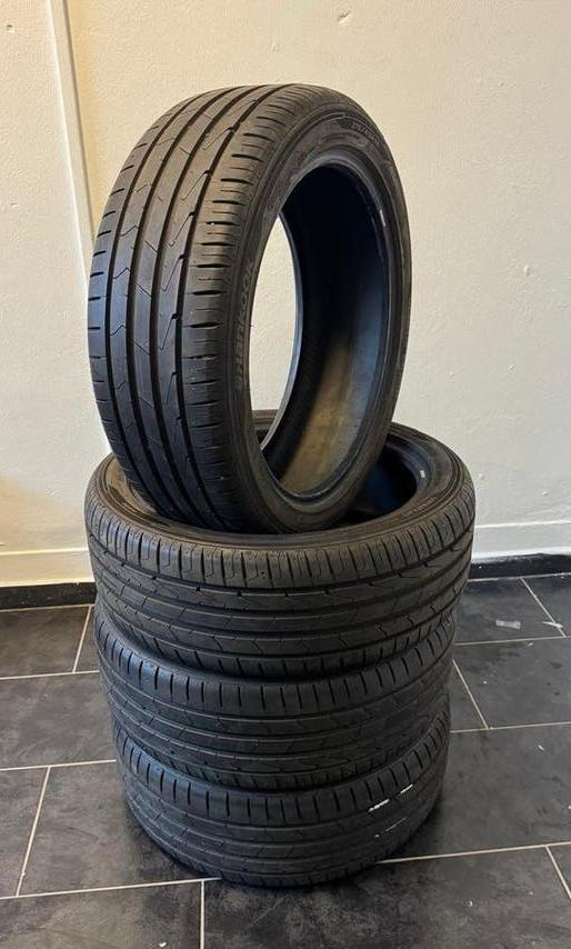 4x Hankook Ventus Prime 3 215/45 R18 zomerbanden goede staat, Auto-onderdelen, Banden en Velgen, 18 inch, Ophalen of Verzenden