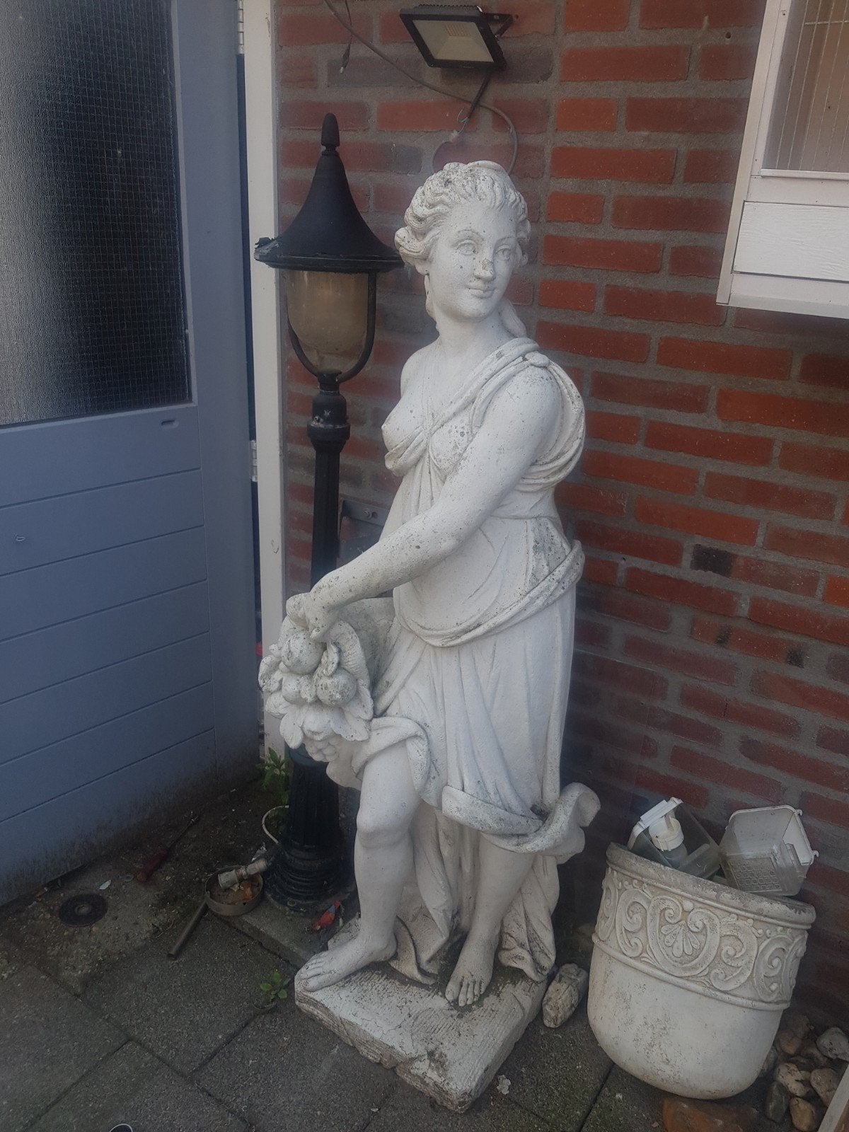 Groot zwaar beeld van beton, Tuin en Terras, Tuinbeelden, Ophalen