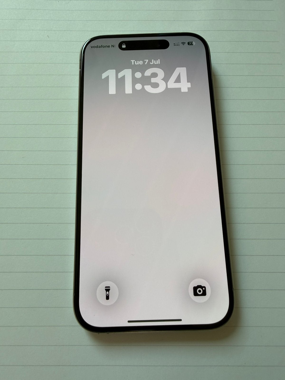 iPhone 15 Pro 128GB Naturel Titanium, Telecommunicatie, Mobiele telefoons | Apple iPhone, Ophalen of Verzenden, Grijs, 85 %, IPhone 15 Pro