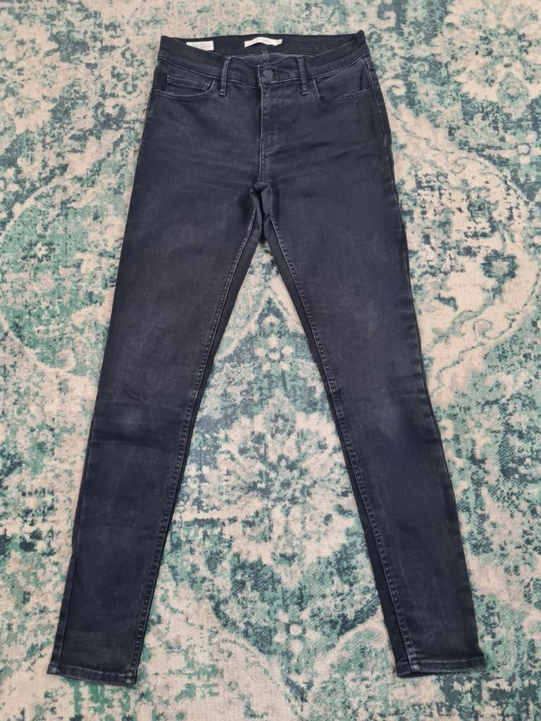 Levi's 710 super skinny W28 L30 Dames Tulsi2830 Mid-rise, Kleding | Dames, Spijkerbroeken en Jeans, Zwart, Ophalen of Verzenden