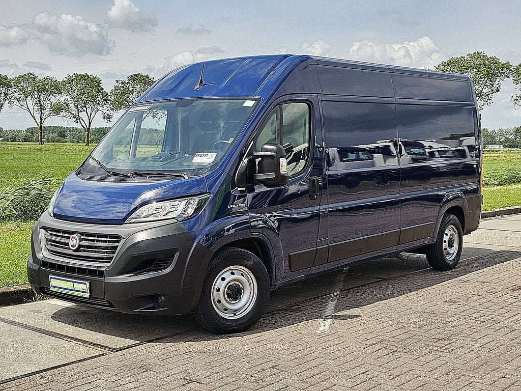 Fiat Ducato 33 2.3 MultiJet L3H2 climatic voll automaat 9tra, Auto's, Bestelauto's, Voorwielaandrijving, Stof, Blauw, Bedrijf