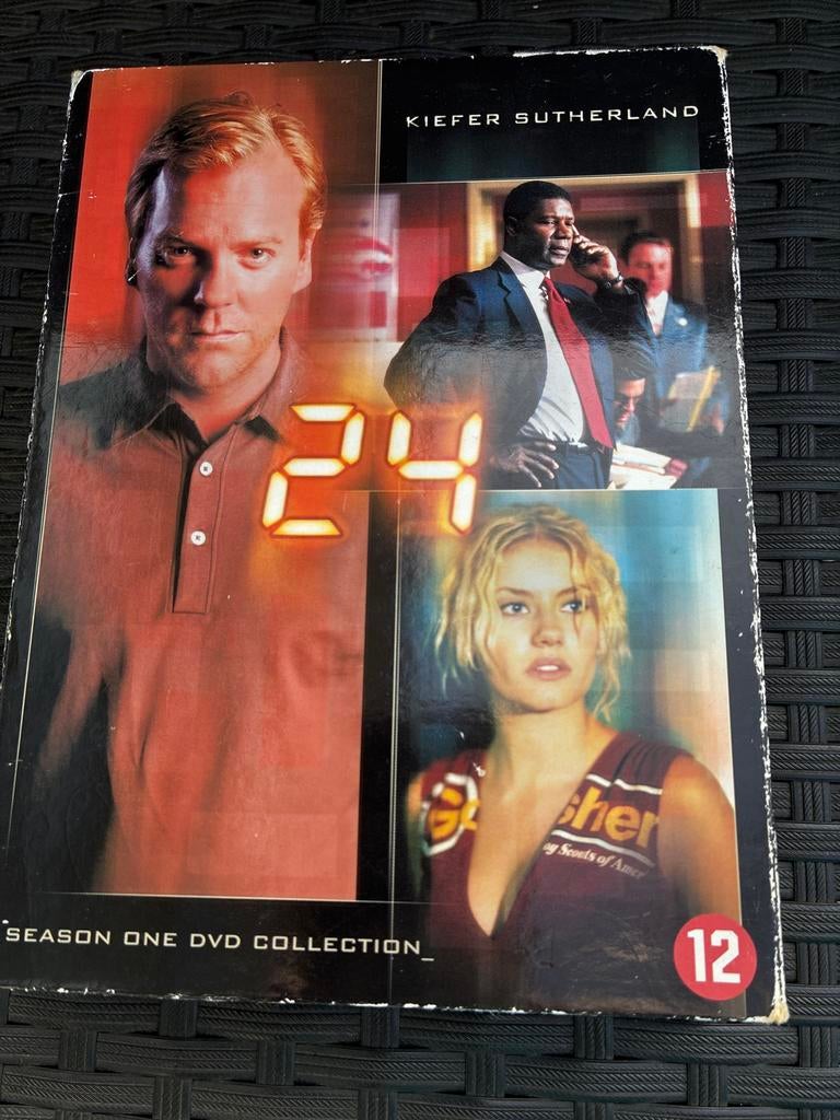 24 Seizoen 1 DVD Collectie - Kiefer Sutherland, Vanaf 12 jaar, Ophalen of Verzenden, Gebruikt, Actie en Avontuur