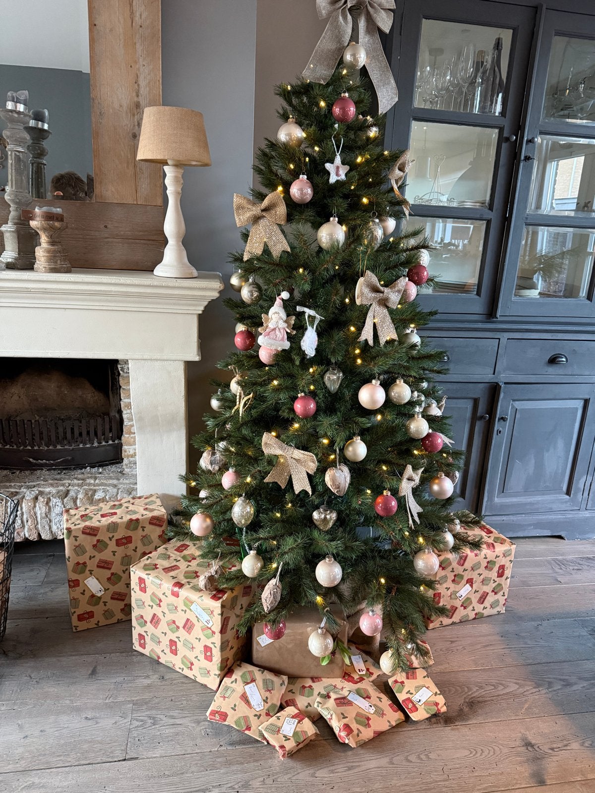 Kerstboom met led verlichting blackbox, Ophalen, Gebruikt