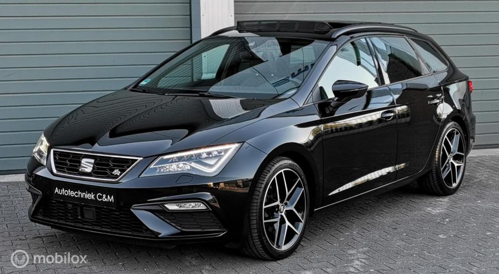 Seat Leon ST 1.5 TSI FR/150PK/DSG/ACC/DCC/CAMERA/PANO/BEATS/, Auto's, Seat, 1498 cc, Zwart, 4 cilinders, Leon