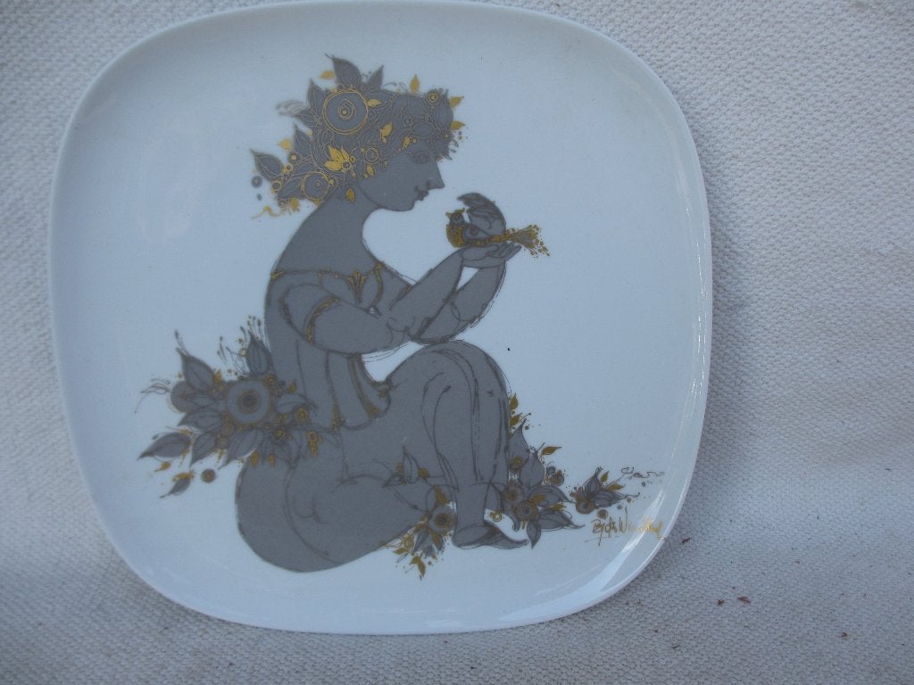 Vintage Bjorn Wiinblad Rosenthal studio line schaal, Antiek en Kunst, Ophalen of Verzenden