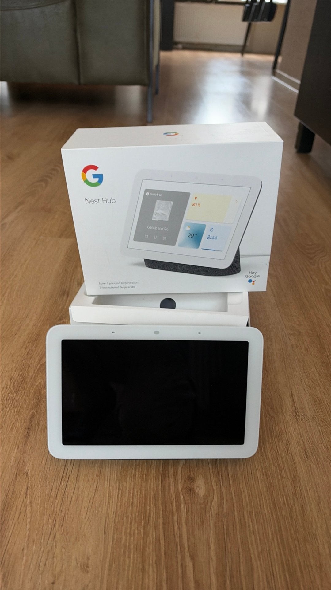 Google Nest Hub (2e generatie) | Nette staat | Werkt perfect, Overige merken, Soundbar, Ophalen of Verzenden, Zo goed als nieuw