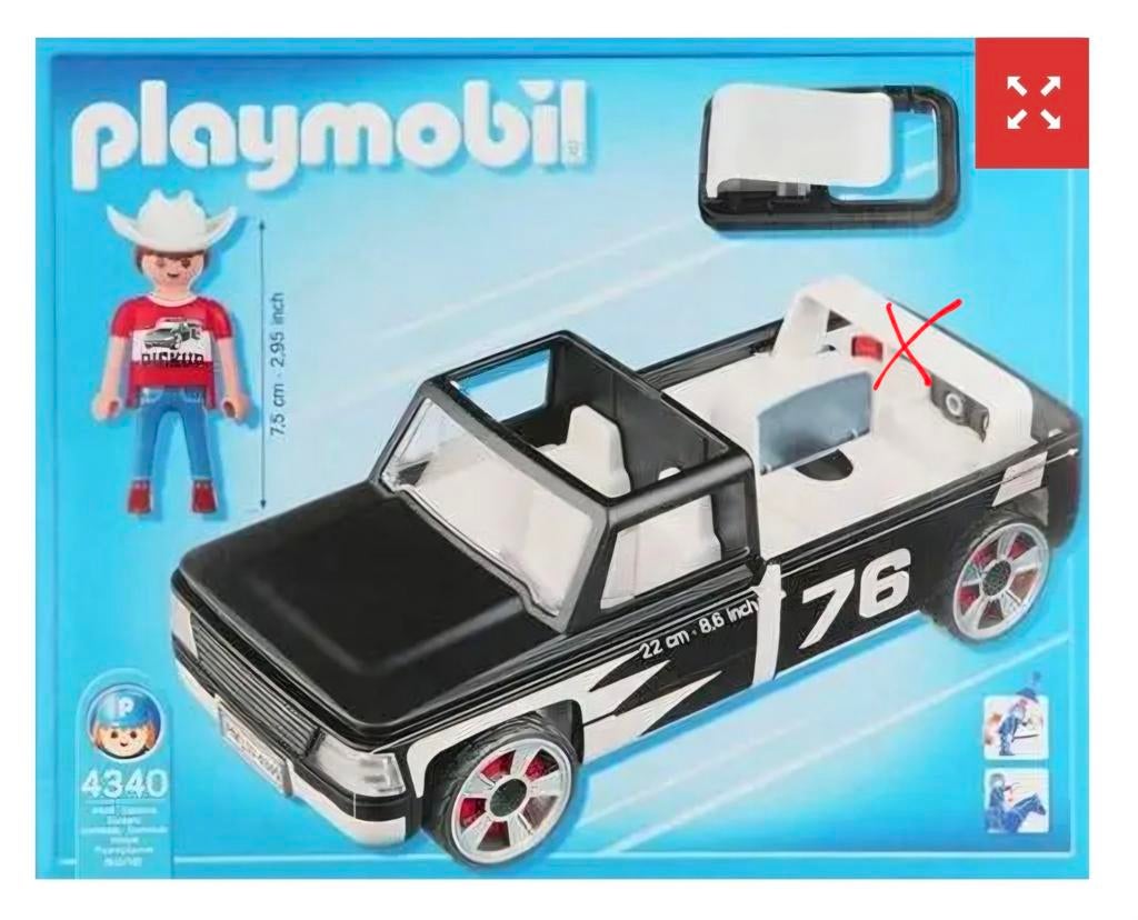 Meeneem Pick-up - Click & Go - Playmobil 4340, Ophalen of Verzenden